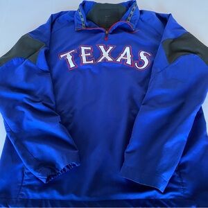Nike Texas Rangers Blue Zip up Windbreaker Jacket
